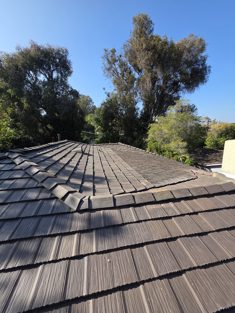 Roof repair project